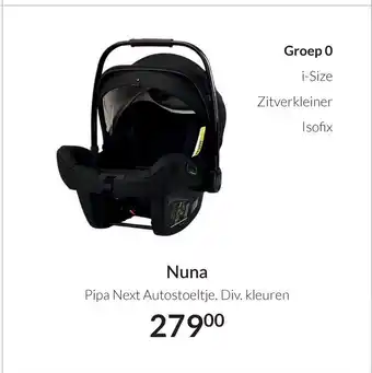 Babypark Nuna Pipa Next Autostoeltje. aanbieding