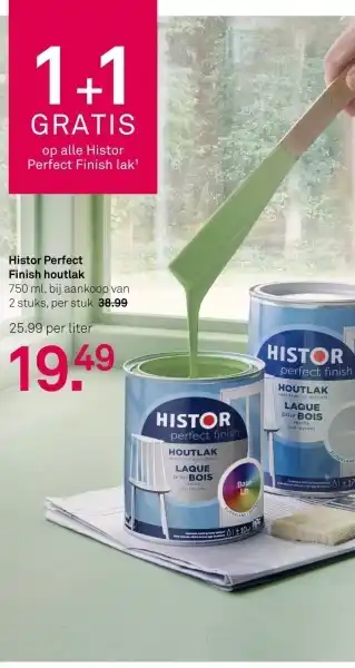 Karwei Histor Perfect Finish houtlak aanbieding