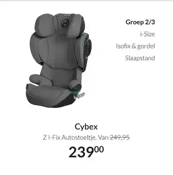 Babypark Cybex Z I-Fix Autostoeltje. V aanbieding