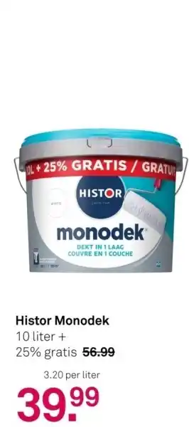 Karwei Histor Monodek 10 liter aanbieding