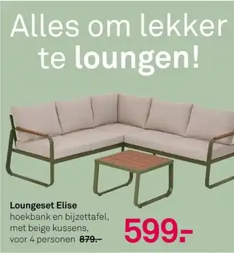 Karwei Loungeset Elise aanbieding