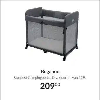 Babypark Bugaboo Stardust Campingbedje. Div. kleuren. aanbieding