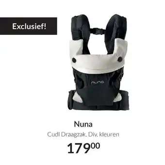 Babypark Nuna Cudl Draagzak. Div. kleuren aanbieding