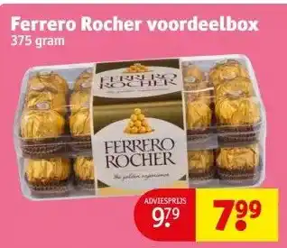 Kruidvat Ferrero Rocher voordeelbox aanbieding