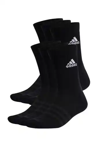 Amazon adidas Cushioned Sportswear Crew Socks 6 Pairs uniseks-volwassene Standaard Sokken (6-Pack) aanbieding