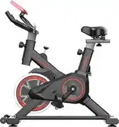 Bol.com Hoobi Indoorfiets Pro - Verstelbaar - Fietsen - Hometrainer - Fitness - Cardio - 5 kg Vliegwiel - Zwart aanbieding