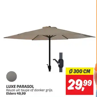 Dekamarkt LUXE PARASOL aanbieding