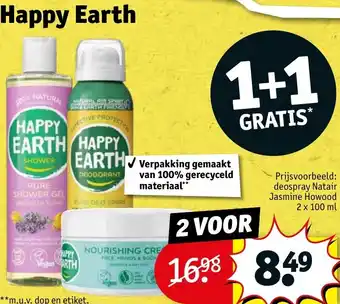 Kruidvat Happy Earth aanbieding