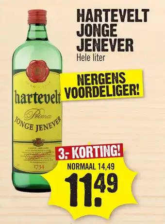 Super Dirck 3 HARTEVELT JONGE JENEVER aanbieding