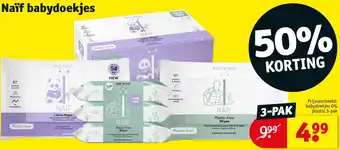 Kruidvat Naïf babydoekjes aanbieding