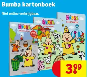 Kruidvat Bumba kartonboek aanbieding