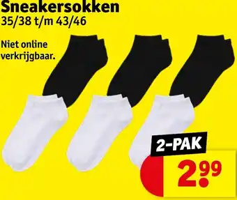 Kruidvat Sneakersokken aanbieding