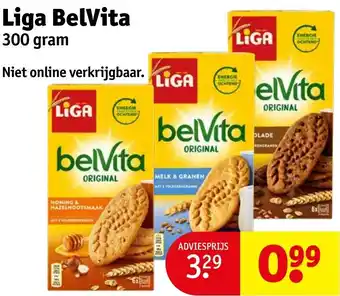 Kruidvat Liga BelVita 300g aanbieding