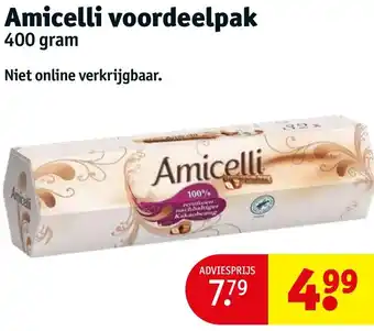 Kruidvat Amicelli voordeelpak 400g aanbieding