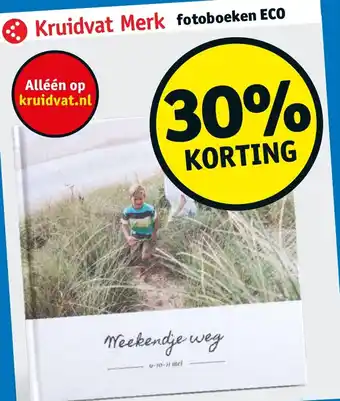 Kruidvat fotoboeken ECO aanbieding