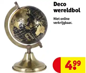 Kruidvat Deco wereldbol aanbieding