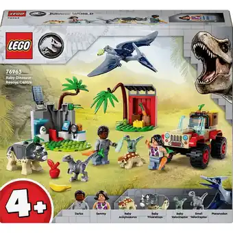 Conrad LEGO JURASSIC WORLD 76963 Reddingscentrum voor baby-dinos aanbieding