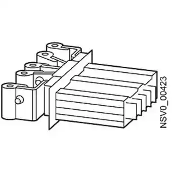 Conrad Siemens BVP:262010 Verdeelvoeding Koper Lichtgrijs 1250 A 690 V 1 stuk(s) aanbieding