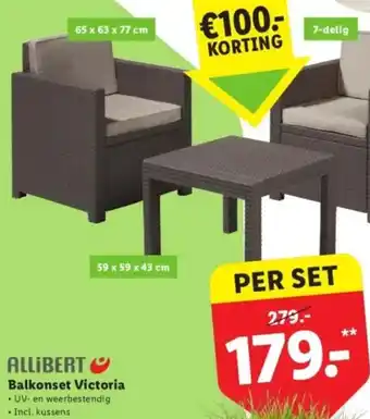 Lidl ALLIBERT Balkonset Victoria aanbieding