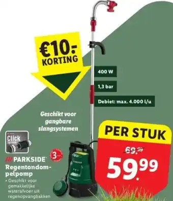 Lidl PARKSIDE Regenton Dompelpomp aanbieding