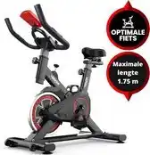 Bol.com Venom Sports Hometrainer Fiets – Fitness Fiets - Indoor Cycle met Lage Instap – Hoge Stabiliteit – Spinningfiets – LCD Scherm aanbieding