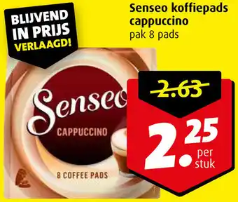 Boni Senseo koffiepads cappuccino aanbieding