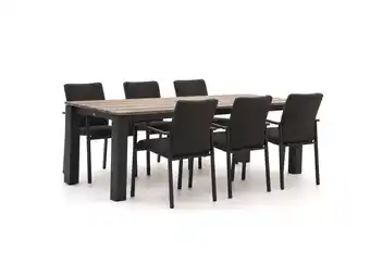 Kees Smit Il Tempo Cetona/Lagundo 230cm dining tuinset 7-delig stapelbaar aanbieding