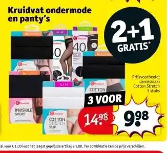 Kruidvat Kruidvat ondermode en panty's aanbieding