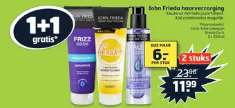 Trekpleister John Frieda haarverzorging 250ml aanbieding