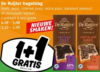 Poiesz De Ruijter hagelslag aanbieding