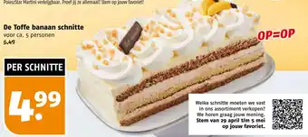 Poiesz De Toffe banaan schnitte aanbieding