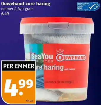 Poiesz Ouwehand zure haring 870g aanbieding