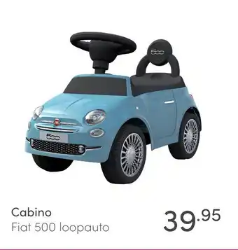 Baby & Tiener Cabino fiat 500 loopauto aanbieding