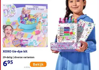 Action XOXO tie-dye kit aanbieding