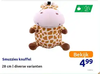 Action Smuzzies knuffel aanbieding