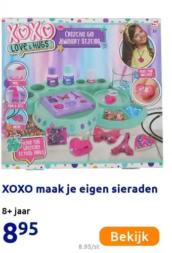 Action XOXO maak je eigen sieraden aanbieding