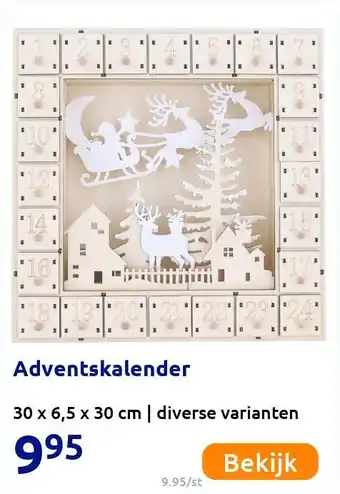 Action Adventskalender aanbieding