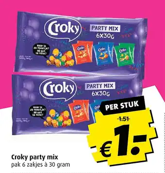 Boni Croky party mix aanbieding