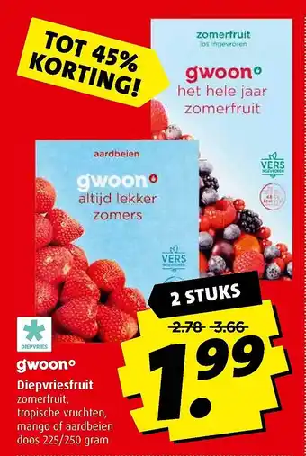 Boni Gwoon Diepvriesfruit aanbieding