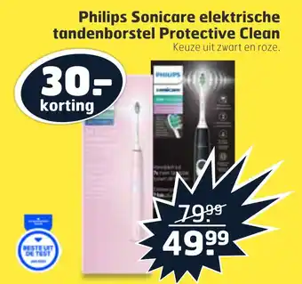 Trekpleister Philips Sonicare elektrische tandenborstel Protective Clean aanbieding