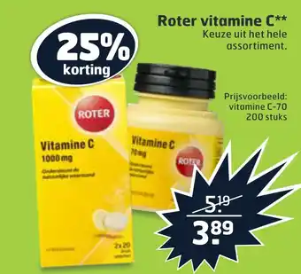 Trekpleister Roter vitamine aanbieding