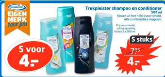 Trekpleister Trekpleister shampoo en conditioner 500ml aanbieding