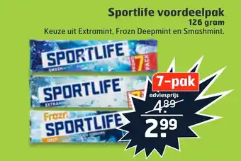 Trekpleister Sportlife voordeelpak 126gram aanbieding