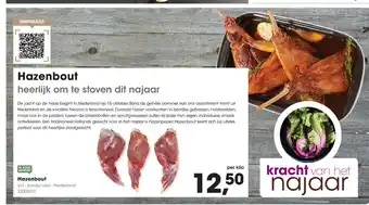 HANOS Hazenbout per kilo aanbieding