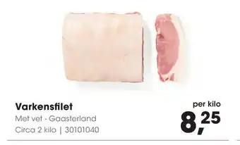 HANOS Varkensfilet per kilo aanbieding