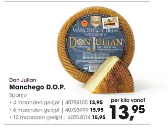 HANOS Don Julian Manchego D.O.P. per kilo aanbieding