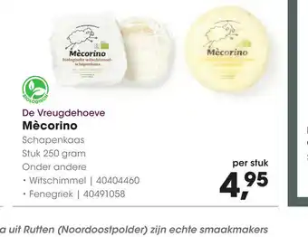 HANOS De Vreugdehoeve Mecorino aanbieding