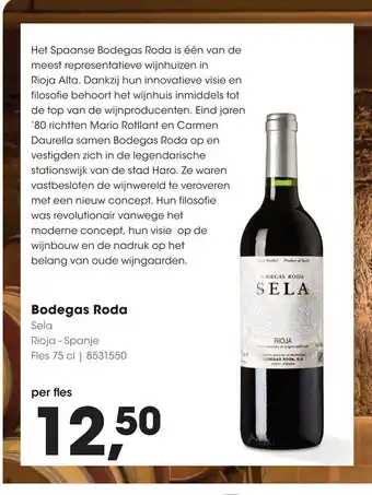 HANOS Bodegas Roda 75cl aanbieding