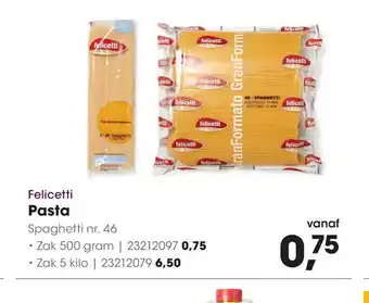 HANOS Felicetti Pasta aanbieding