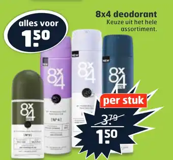 Trekpleister 8x4 deodorant aanbieding